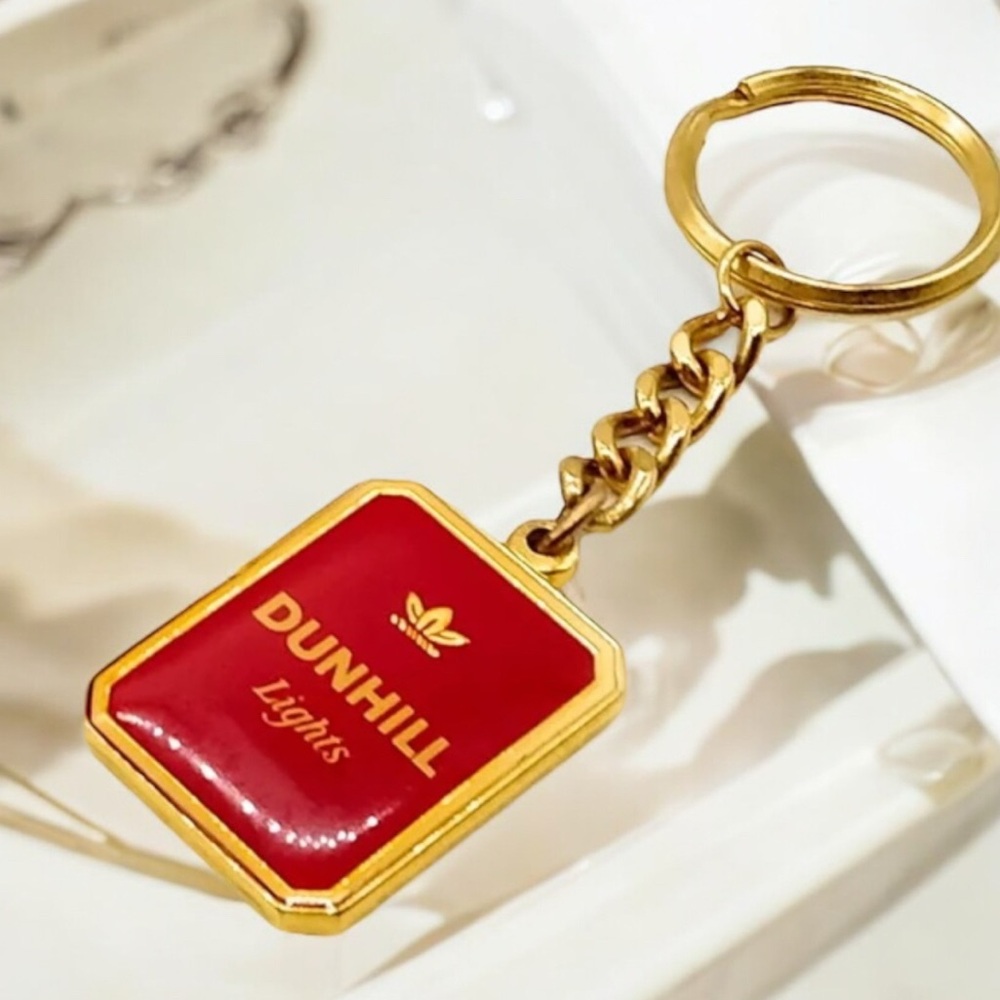 Dunhill Signature Keyring ❤️ - Picture 2 of 6